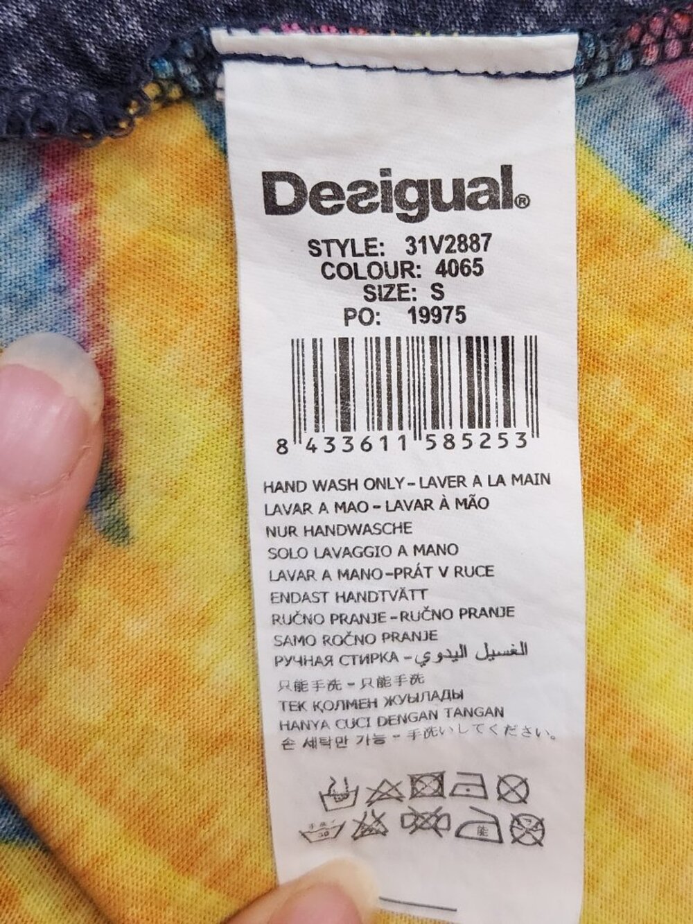 Desigual Colorful Sunburst Print Mini Dress - Picture 12 of 15